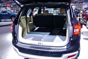 Ford Everest Cargo Space 33rd Thailand International Motor Expo 2016