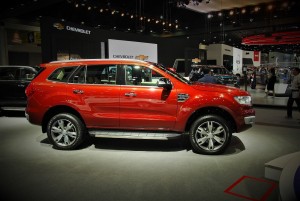 Ford Everest Red 33rd Thailand International Motor Expo 2016