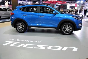 Hyundai Tucson Side View 33rd Thailand International Motor Expo 2016