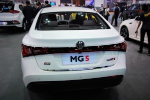 MG 5 Rear View 33rd Thailand International Motor Expo 2016