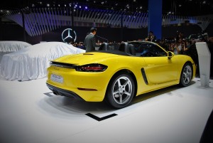 Porsche 718 Boxster Rear 33rd Thailand International Motor Expo 2016