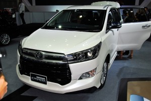 Toyota Innova Crysta White 33rd Thailand International Motor Expo 2016