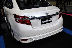 Toyota Vios Exclusive Rear View 33rd Thailand International Motor Expo 2016