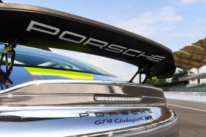 Porsche Cayman GT4 Clubsport MR Rear Spoiler Sepang Malaysia