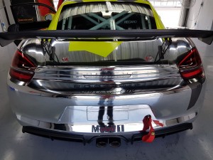Porsche Cayman GT4 Clubsport Malaysia Rear View 2017