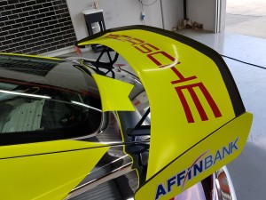 Porsche Cayman GT4 Clubsport Rear Wing Malaysia 2017