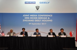 DRB-HICOM Zhejiang Geely Holding Joint Press Conference 2017