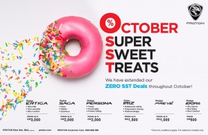 Proton October 2018 Promotion, SST-Free, Malaysia