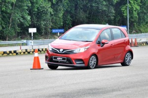 Proton Iriz 2019_Facelift_Test Drive_Slalom_Malaysia