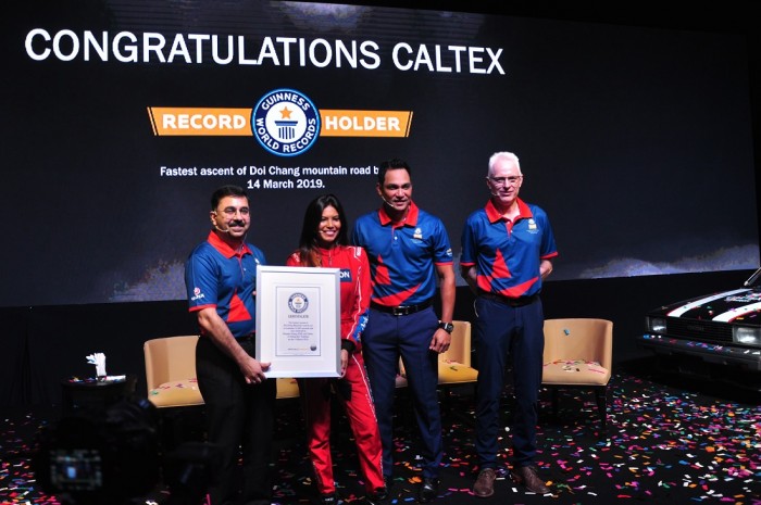 Caltex with Techron_Fastest Ascent of Doi Chang Mountain Road by Car_Record_Fuel_Petrol_Natasha Chang