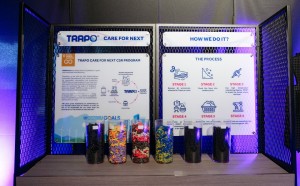 Trapo Asia car mats are partially made with recycled materials