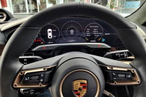 Porsche Taycan_Turbo S_Digital Meter Display_Steering